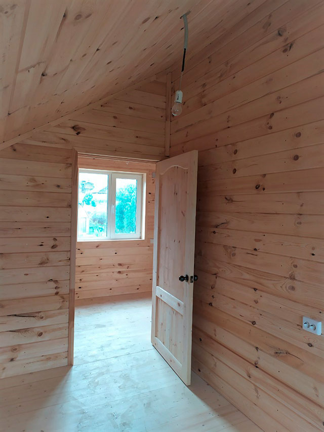 Дом каркасный 6х6 м в 1,5 этажа в Перми